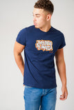 INSURED BY MAFIA NAVY T-SHIRT
