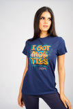 DON I GOT MOB TIES NAVY T-SHIRT