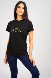 DON ROYALTY BLACK T-SHIRT