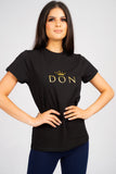 DON ROYALTY BLACK T-SHIRT