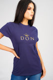DON ROYALTY NAVY T-SHIRT