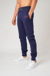 DON NAVY & ORANGE JOGGERS - Don Jeans