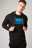 DON BLACK & TEAL HOODIE