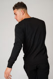 DON APPLIQUE BLACK SWEATSHIRT - Don Jeans