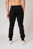 DON APPLIQUE BLACK & YELLOW JOGGERS - Don Jeans