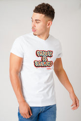 FAMILY IS SACRED WHITE T-SHIRT