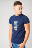 I HIT YOU NAVY T-SHIRT