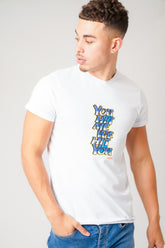 I HIT YOU WHITE T-SHIRT