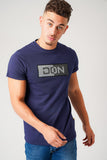 DON 50/50 NAVY T-SHIRT - Don Jeans