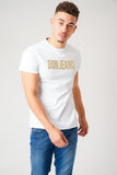 GOLD STITCH WHITE T-SHIRT