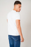GOLD STITCH WHITE T-SHIRT