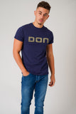 SQUARE NAVY T-SHIRT
