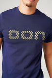 SQUARE NAVY T-SHIRT
