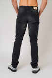 DON BLACK JEANS WITH GOLD PLATED BADGE - Don Jeans