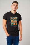 I GOT MOB TIES BLACK T-SHIRT - Don Jeans