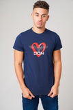 LOVE EAGLE NAVY T-SHIRT