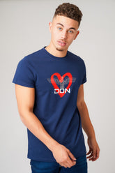 LOVE EAGLE NAVY T-SHIRT