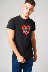 LOVE EAGLE BLACK T-SHIRT