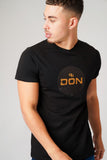 DON SEQUIN BLACK T-SHIRT - Don Jeans