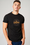 DON SEQUIN BLACK T-SHIRT - Don Jeans