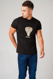 SNAKE BLACK T-SHIRT - Don Jeans