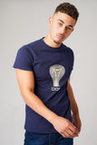 SNAKE NAVY T-SHIRT - Don Jeans