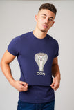 SNAKE NAVY T-SHIRT - Don Jeans