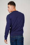 DJ KNITWEAR NAVY AND SILVER - Don Jeans