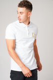 DJ PRINT WHITE POLO T-SHIRT - Don Jeans