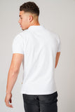 DJ PRINT WHITE POLO T-SHIRT - Don Jeans