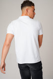 DON ZIP WHITE POLO T-SHIRT - Don Jeans