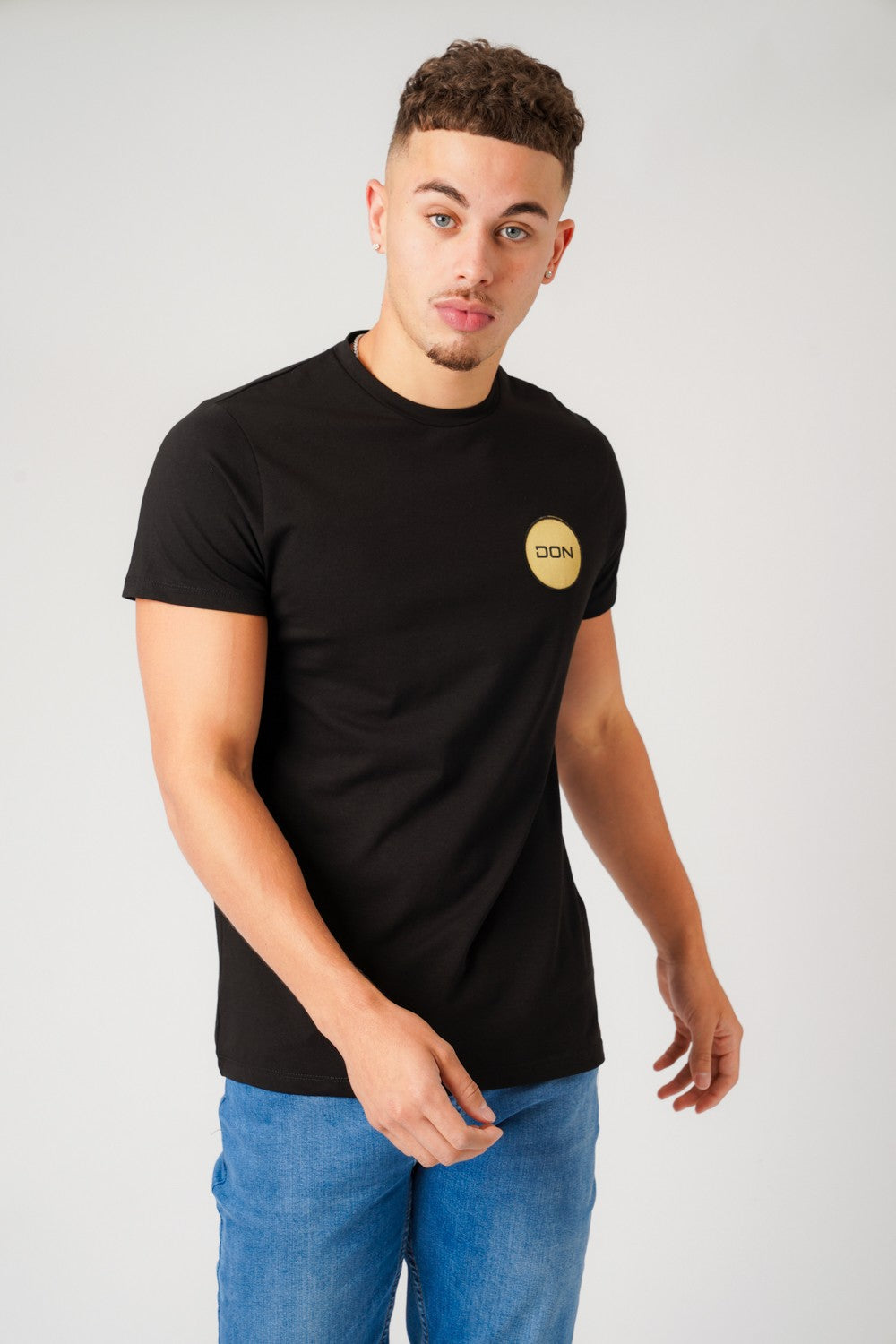 DON PLAQUE BLACK T-SHIRT
