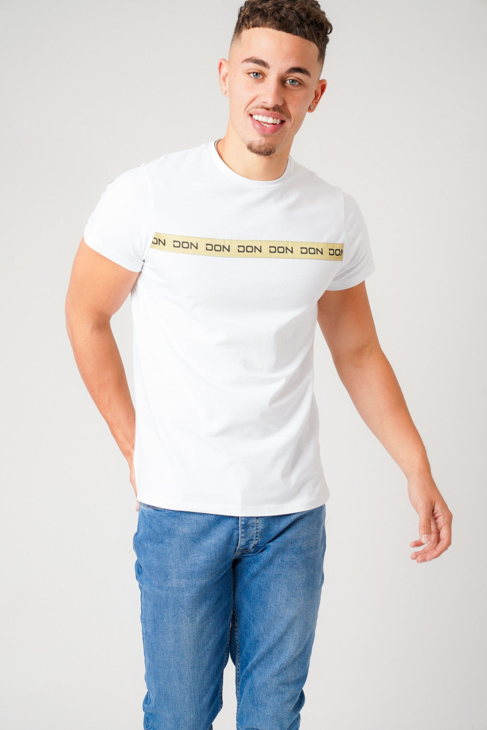 BODY TAPE WHITE T-SHIRT