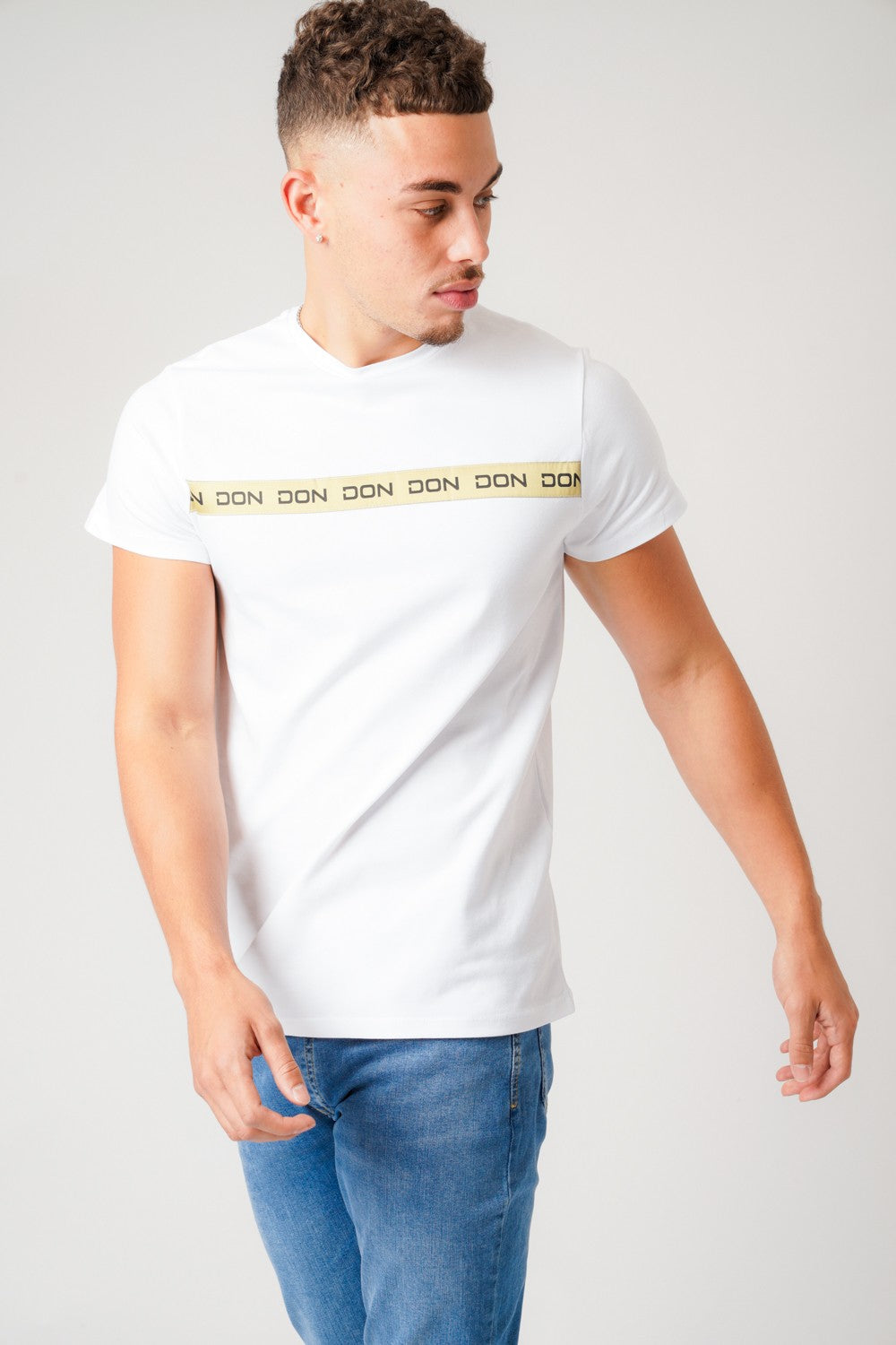 BODY TAPE WHITE T-SHIRT