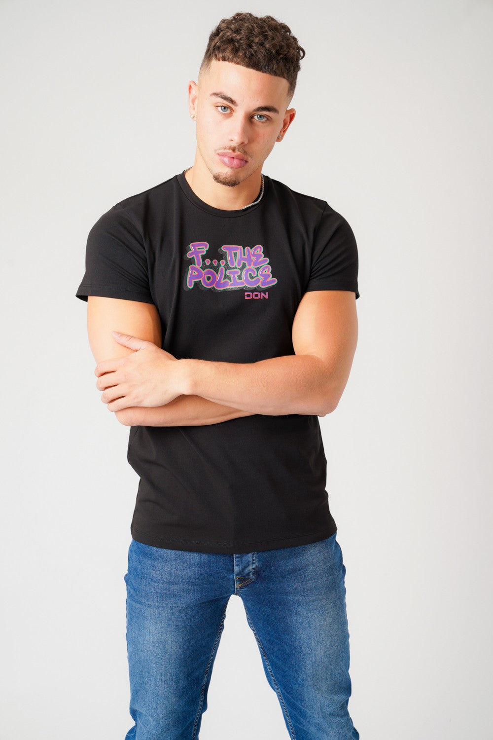 F... THE POLICE BLACK T-SHIRT