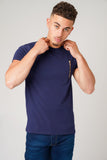ZIP NAVY T-SHIRT