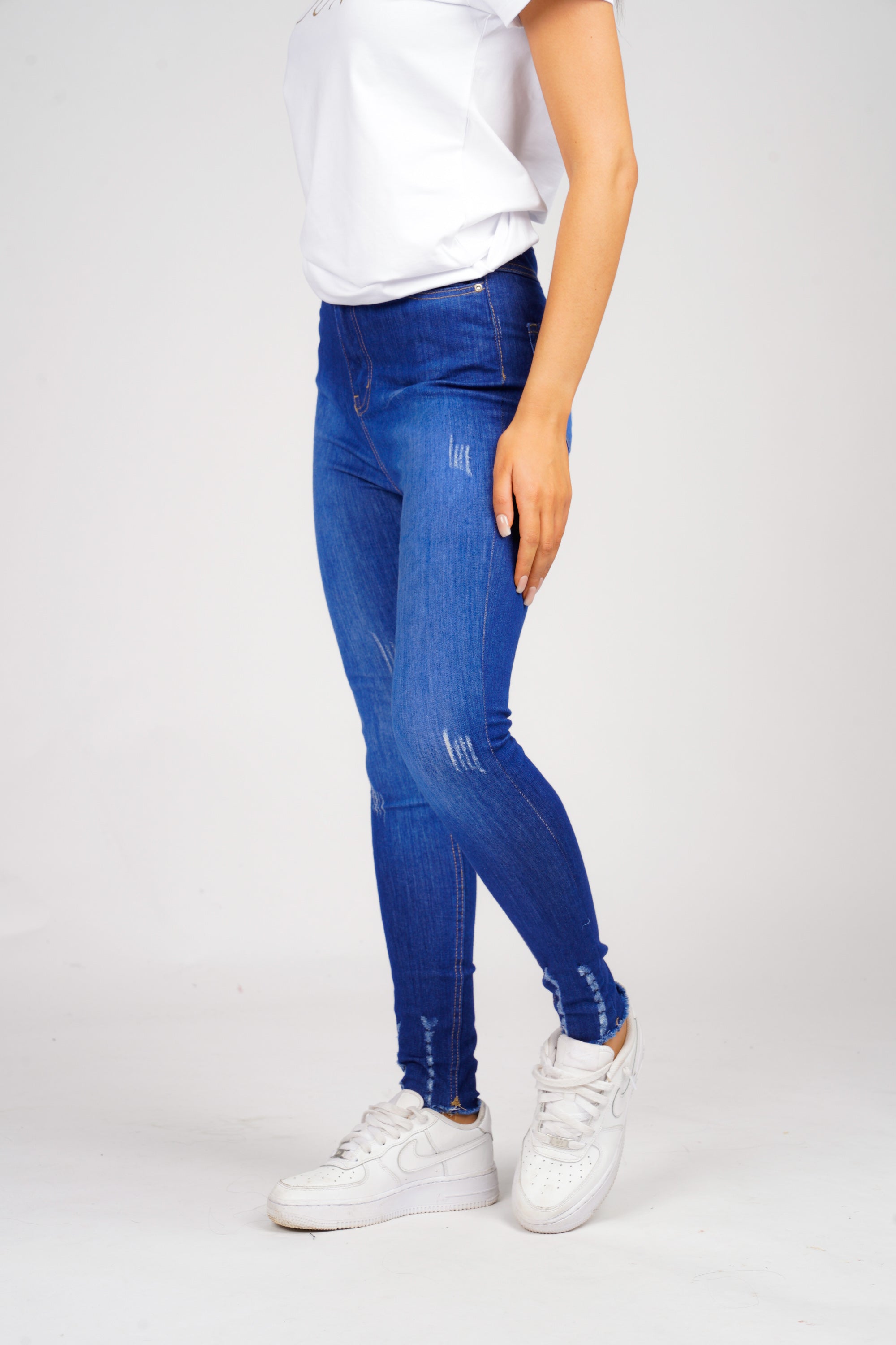 DON BLUE RIPPED JEANS