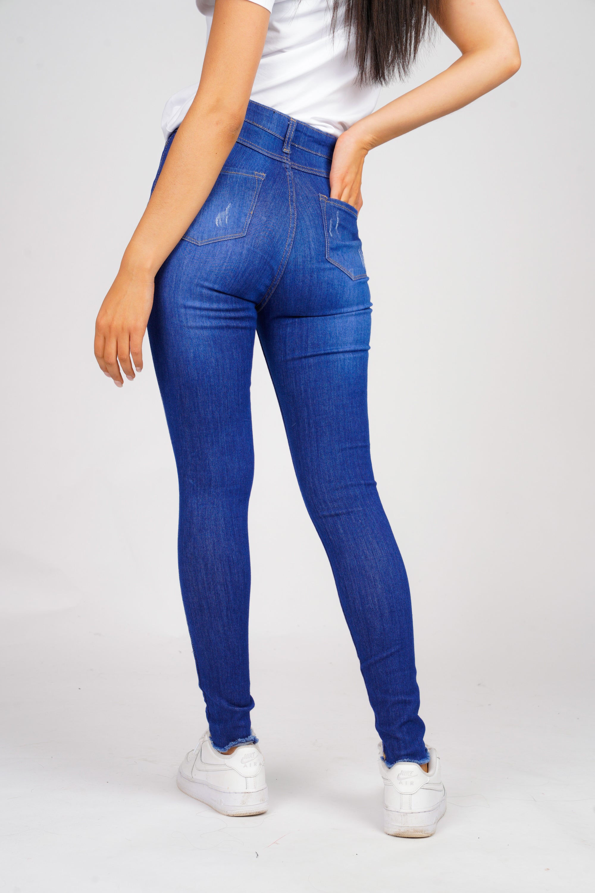 DON BLUE RIPPED JEANS