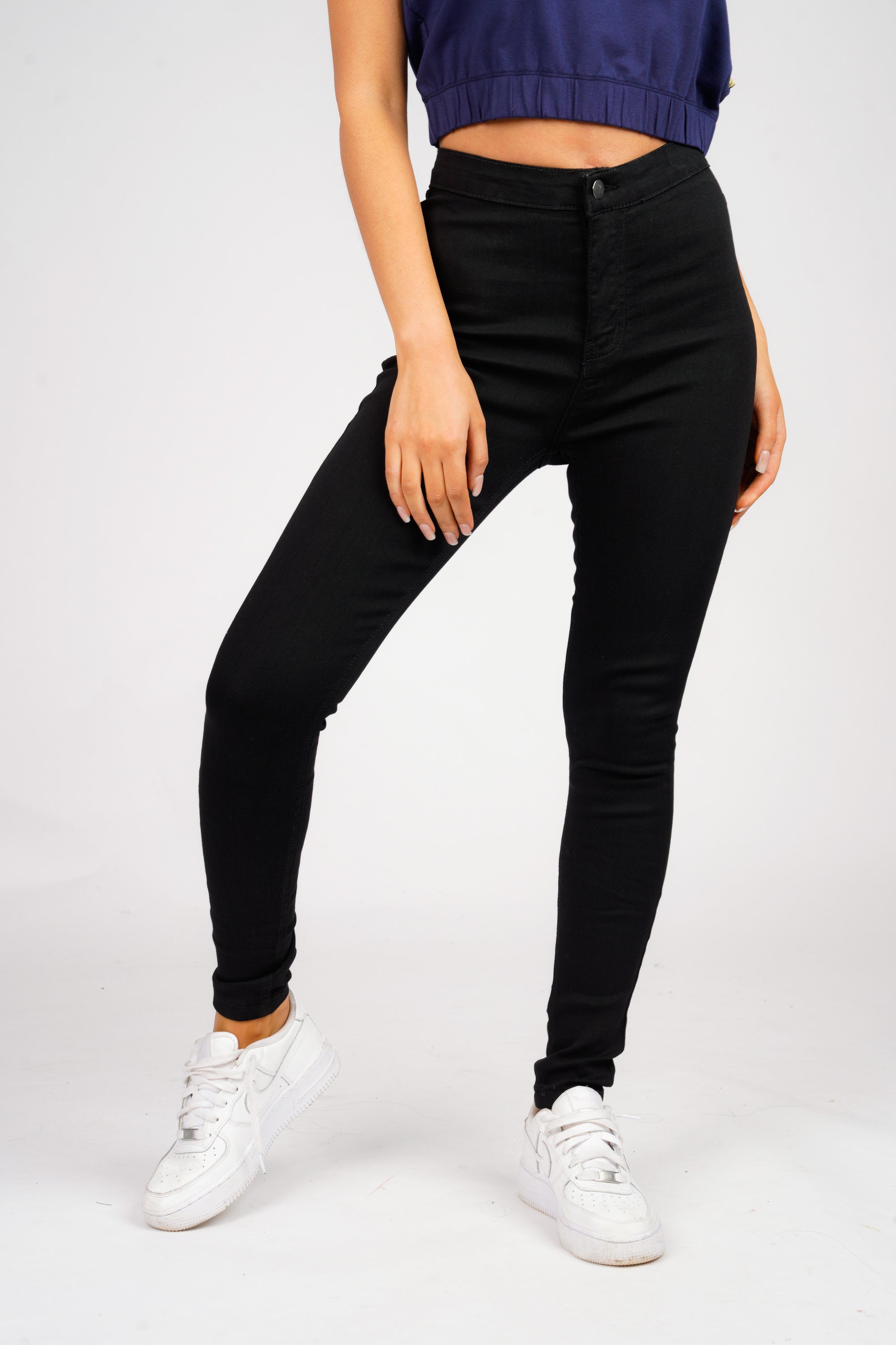 DON BLACK JEGGINGS