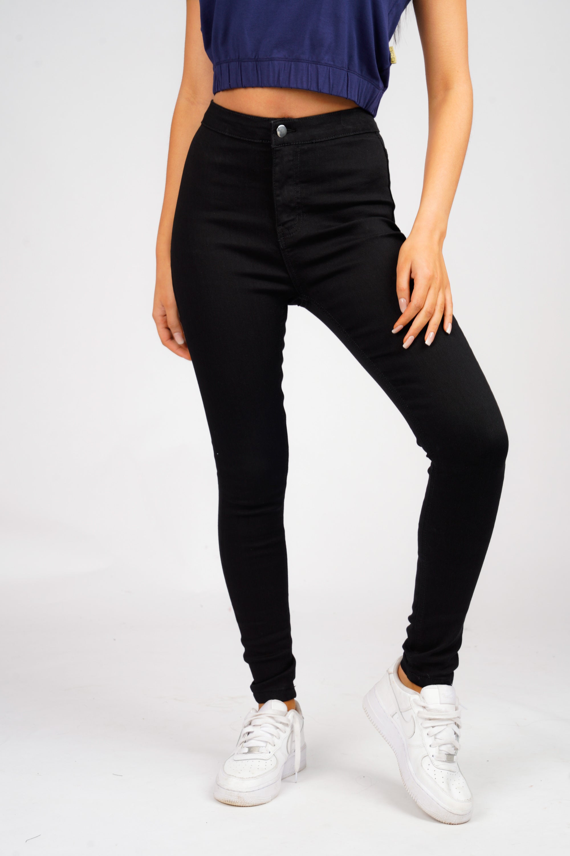 DON BLACK JEGGINGS