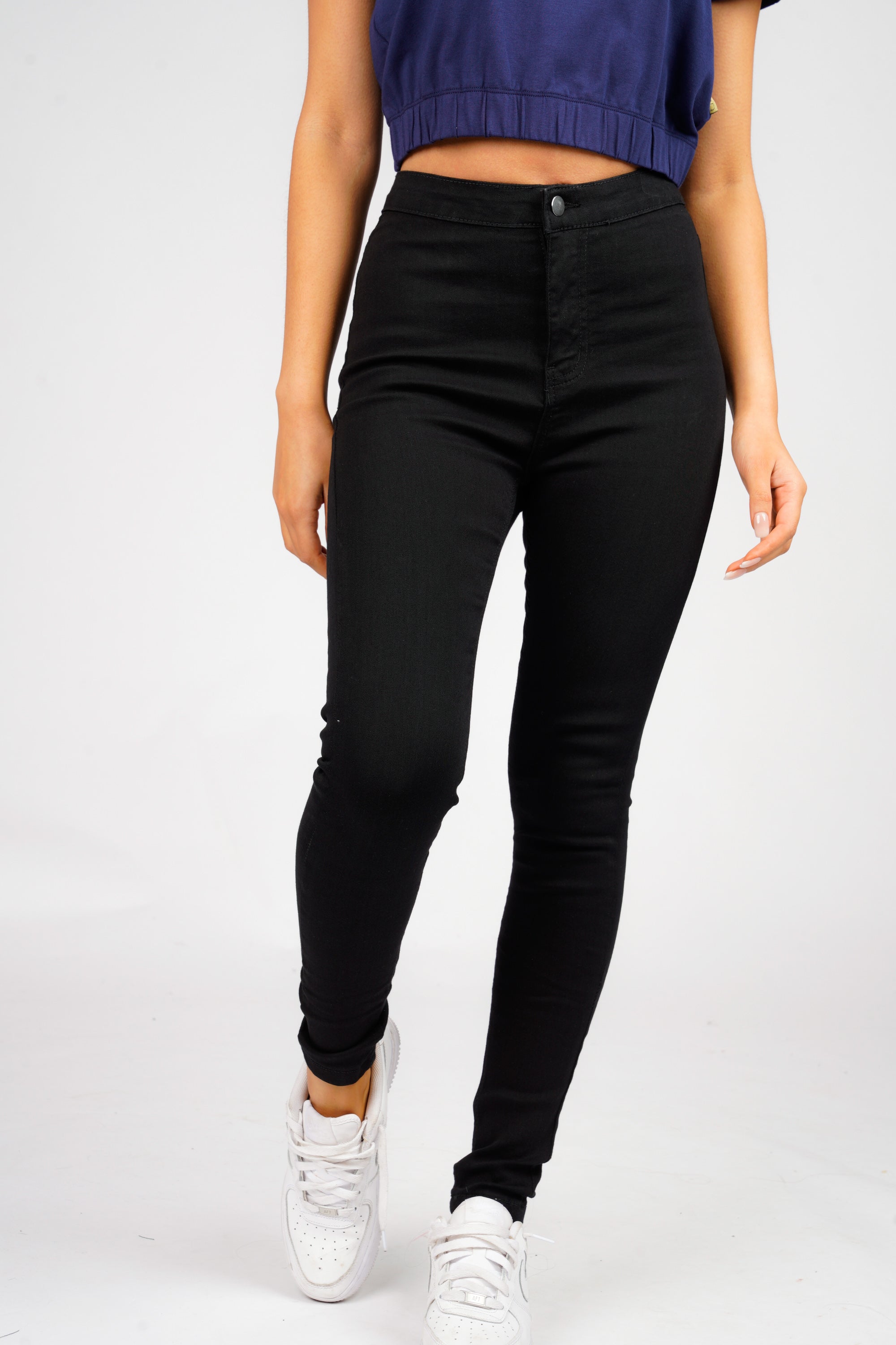 DON BLACK JEGGINGS