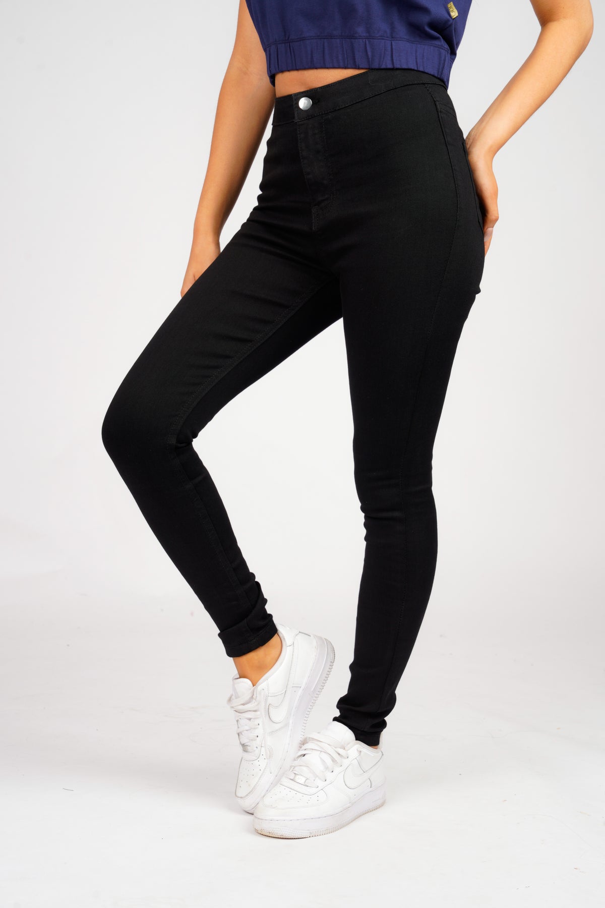 DON BLACK JEGGINGS