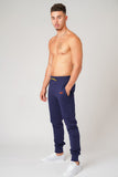 DON NAVY & ORANGE JOGGERS - Don Jeans