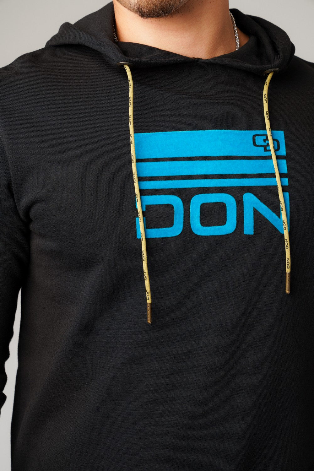 DON BLACK & TEAL HOODIE