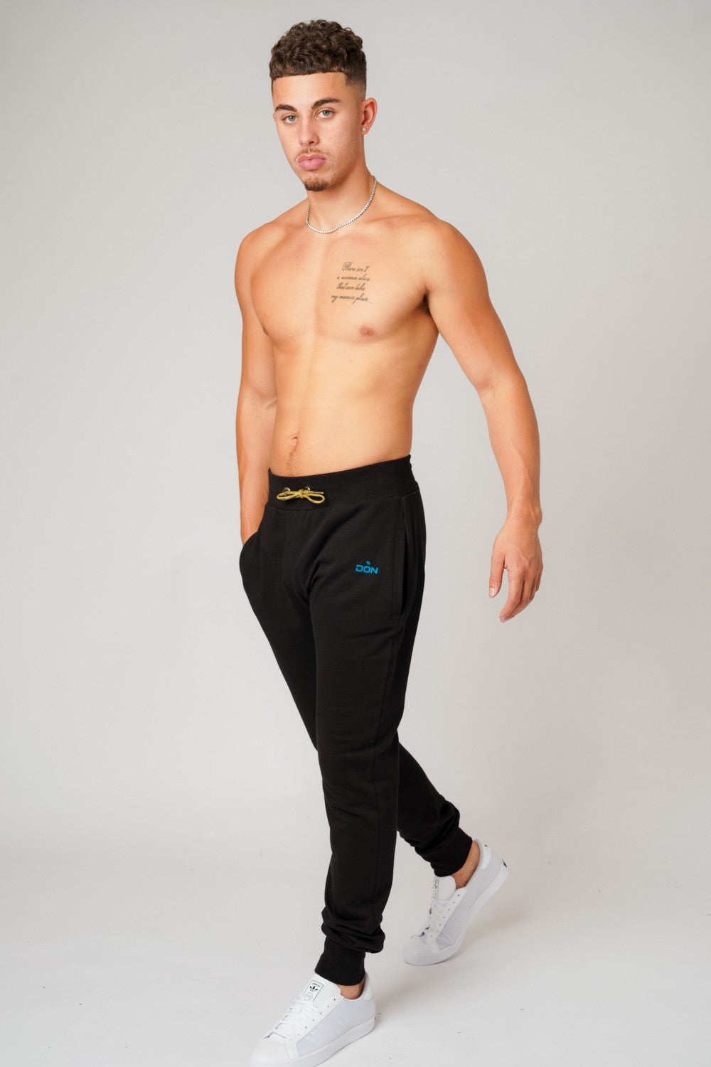 DON BLACK & TEAL JOGGERS