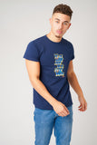I HIT YOU NAVY T-SHIRT
