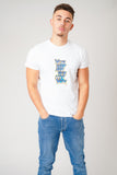 I HIT YOU WHITE T-SHIRT