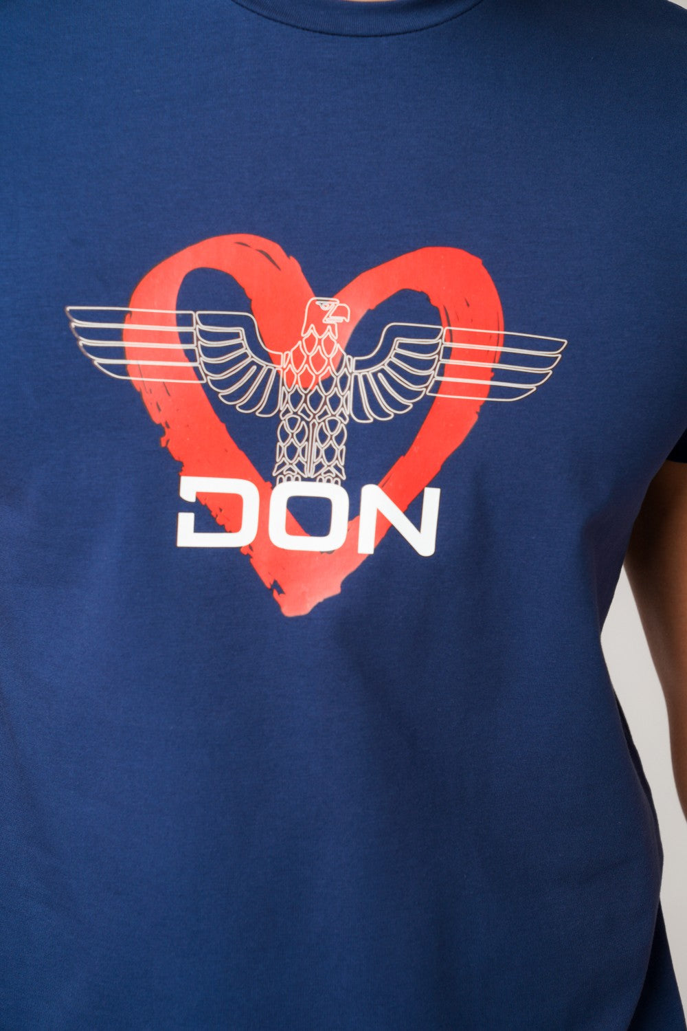 LOVE EAGLE NAVY T-SHIRT