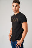 RIVET BLACK T-SHIRT - Don Jeans