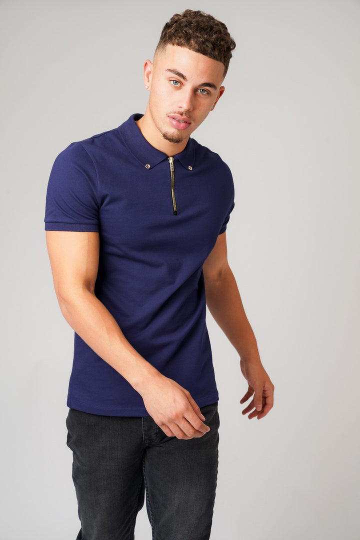 Navy polo sale and jeans